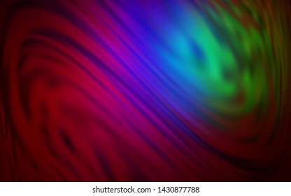 Dark Multicolor vector blurred shine abstract texture. Abstract colorful illustration with gradient. Blurred design for your web site.