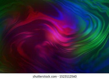 Dark Multicolor vector blurred shine abstract background. An elegant bright illustration with gradient. New way of your design.