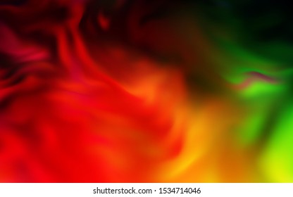 Dark Multicolor vector blurred shine abstract texture. Glitter abstract illustration with gradient design. New style design for your brand book.