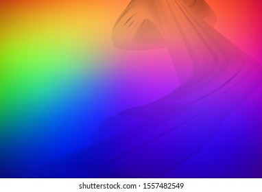 Dark Multicolor vector blurred shine abstract template. New colored illustration in blur style with gradient. New style design for your brand book.