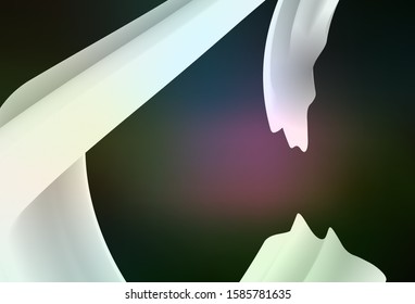 Dark Multicolor vector blurred shine abstract template. Creative illustration in halftone style with gradient. New way of your design.