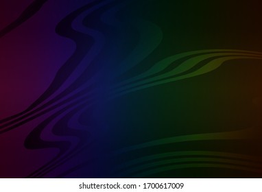 Dark Multicolor vector blurred shine abstract background. Shining colorful illustration in smart style. New design for your business.
