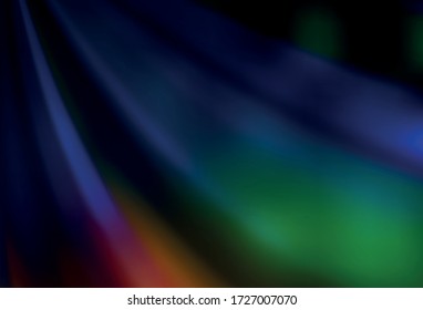 Dunkle Multicolor Vektor verschwommen glänzend abstrakter Hintergrund. Eine elegante, helle Abbildung mit Farbverlauf. Unscharfe Gestaltung für Ihre Website.