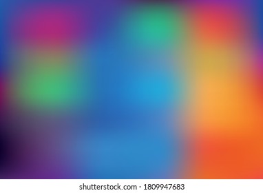 Dark Multicolor vector blurred shine abstract background. A completely new colored illustration in blur style. The best blurred design for your business.