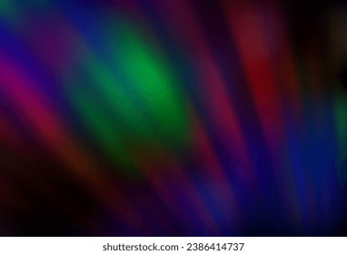 Dark Multicolor vector blurred shine abstract background. Shining colorful illustration in smart style. New style design for your brand book.