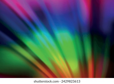 Dark Multicolor vector blurred shine abstract template. Abstract colorful illustration with gradient. New design for your business.