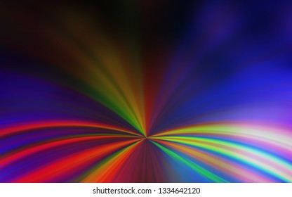 Dark Multicolor vector blurred template. An elegant bright illustration with gradient. Completely new design for your business.