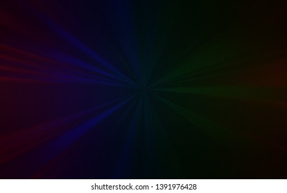 Dark Multicolor vector blurred template. Creative illustration in halftone style with gradient. New style for your business design.