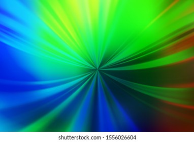Dark Multicolor vector blurred template. Colorful abstract illustration with gradient. Smart design for your work.