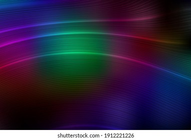 Dark Multicolor vector blurred template. Abstract colorful illustration with gradient. New way of your design.