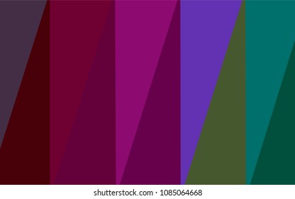 Dark Multicolor vector blurry triangle pattern. Colorful abstract illustration with gradient. The best triangular design for your business.
