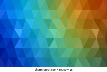 Dark Multicolor vector blurry triangle background design. Geometric background in Origami style with gradient. 