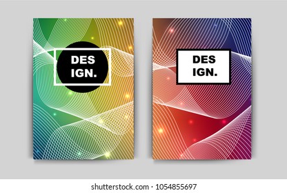 Dark Multicolor vector brochure for ui, ux design. Blurred decorative design in abstract style with textbox. Pattern for beautiful business cards, folders.