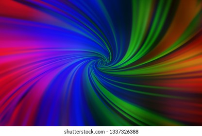 Dark Multicolor vector colorful abstract texture. Colorful abstract illustration with gradient. New style for your business design.