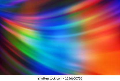 Dark Multicolor vector colorful abstract background. Colorful abstract illustration with gradient. Completely new design for your business.