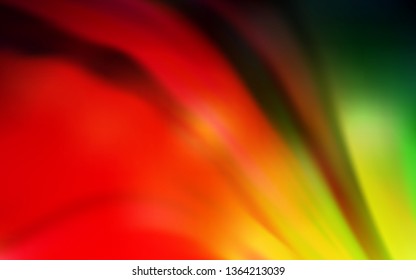 Dark Multicolor vector colorful abstract background. Colorful illustration in abstract style with gradient. Blurred design for your web site.