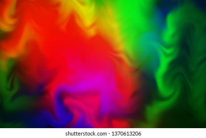 Dark Multicolor vector colorful abstract background. Glitter abstract illustration with gradient design. Elegant background for a brand book.