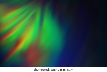 Dark Multicolor vector colorful abstract background. Abstract colorful illustration with gradient. Elegant background for a brand book.
