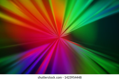 Dark Multicolor vector colorful abstract background. Creative illustration in halftone style with gradient. Completely new design for your business.