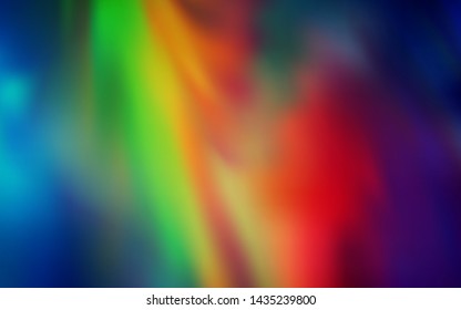 Dark Multicolor vector colorful abstract background. Colorful illustration in abstract style with gradient. Completely new design for your business.
