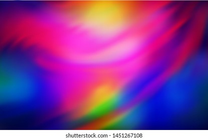 Dark Multicolor vector colorful abstract texture. Abstract colorful illustration with gradient. Blurred design for your web site.