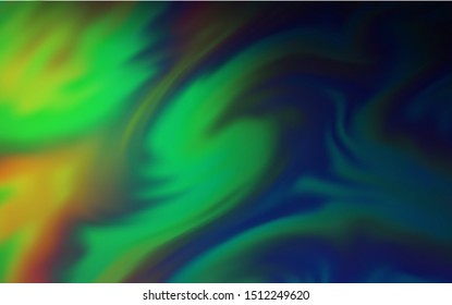 Dark Multicolor vector colorful abstract texture. Glitter abstract illustration with gradient design. The best blurred design for your business.