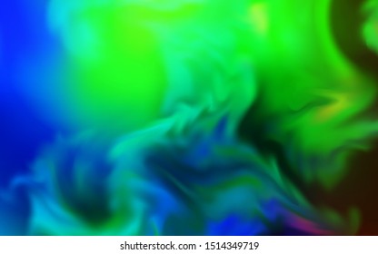 Dark Multicolor vector colorful abstract background. Colorful abstract illustration with gradient. The best blurred design for your business.