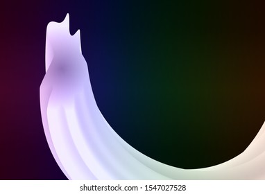 Dark Multicolor vector colorful abstract texture. Creative illustration in halftone style with gradient. New design for your business.