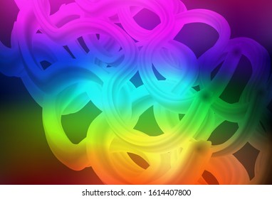Dark Multicolor vector colorful abstract background. Glitter abstract illustration with gradient design. The best blurred design for your business.