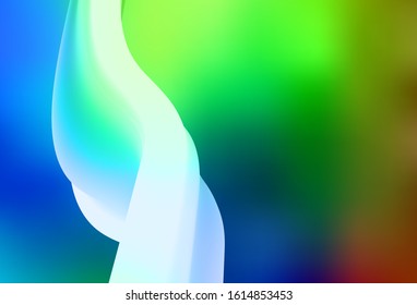Dark Multicolor vector colorful abstract texture. An elegant bright illustration with gradient. New design for your business.
