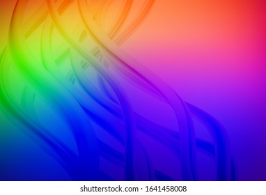Dark Multicolor vector colorful abstract background. Glitter abstract illustration with gradient design. New style design for your brand book.