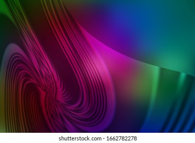 Dark Multicolor vector colorful abstract texture. Colorful abstract illustration with gradient. Smart design for your work.
