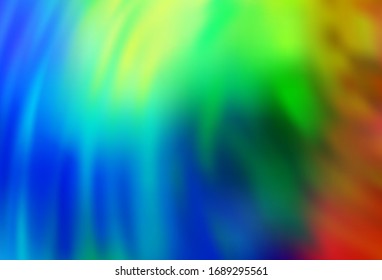 Dark Multicolor vector colorful abstract background. Modern abstract illustration with gradient. New way of your design.