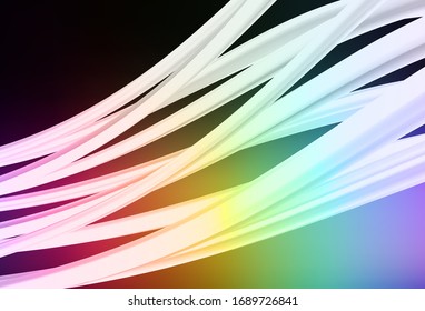 Fondo abstracto de color vectorial oscuro Multicolor. Nueva ilustración de color en estilo borroso con degradado. Fondo para los diseños.