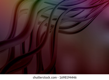 Dark Multicolor vector colorful abstract texture. Colorful illustration in abstract style with gradient. Elegant background for a brand book.