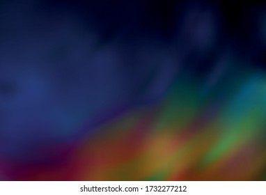 Dark Multicolor vector colorful abstract background. Glitter abstract illustration with gradient design. Elegant background for a brand book.