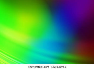 Dark Multicolor vector colorful abstract texture. Creative illustration in halftone style with gradient. Background for a cell phone.