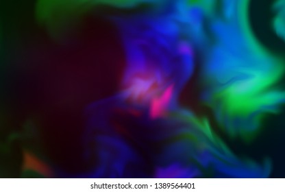 Dark Multicolor vector colorful blur background. New colored illustration in blur style with gradient. The best blurred design for your business.