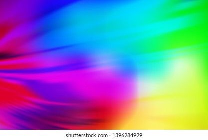 Dark Multicolor vector colorful blur background. Glitter abstract illustration with gradient design. New way of your design.