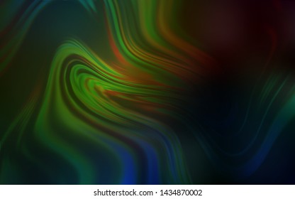 Dark Multicolor vector colorful blur backdrop. Shining colored illustration in smart style. The best blurred design for your business.