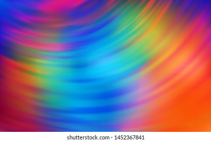 Dark Multicolor vector colorful blur backdrop. Colorful illustration in abstract style with gradient. Background for designs.