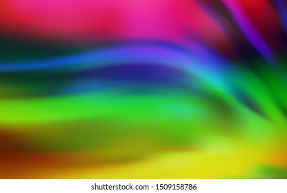 Dark Multicolor vector colorful blur backdrop. Creative illustration in halftone style with gradient. Smart design for your work.