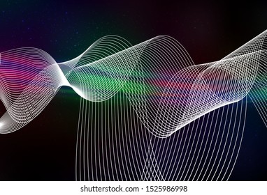 Dark Multicolor vector colorful blur background. Abstract colorful illustration with gradient. Blurred design for your web site.