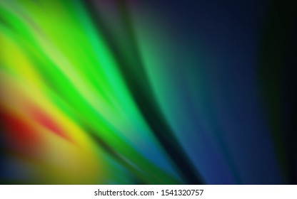 Dark Multicolor vector colorful blur backdrop. New colored illustration in blur style with gradient. Smart design for your work.