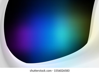 Dark Multicolor vector colorful blur backdrop. Modern abstract illustration with gradient. New style for your business design.