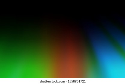 Dark Multicolor vector colorful blur background. Creative illustration in halftone style with gradient. Background for designs.
