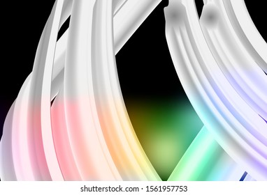 Dark Multicolor vector colorful blur backdrop. Modern abstract illustration with gradient. Background for a cell phone.