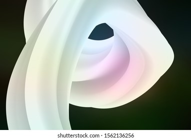 Dark Multicolor vector colorful blur backdrop. Creative illustration in halftone style with gradient. Background for designs.