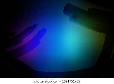 Dark Multicolor vector colorful blur background. Abstract colorful illustration with gradient. The best blurred design for your business.