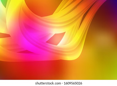 Dark Multicolor vector colorful blur backdrop. Colorful abstract illustration with gradient. Elegant background for a brand book.